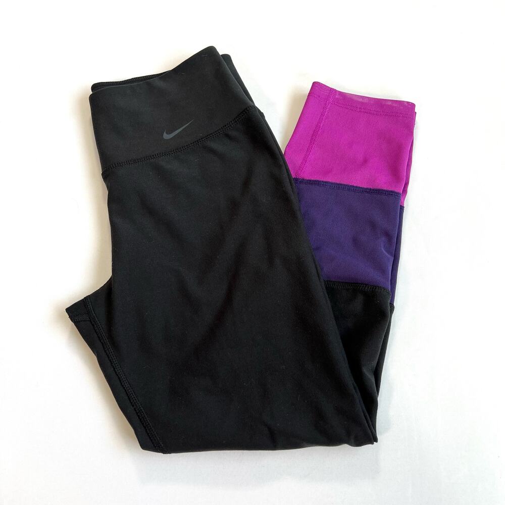 Nike DRI-FIT women’s mesh accent athletic leggings